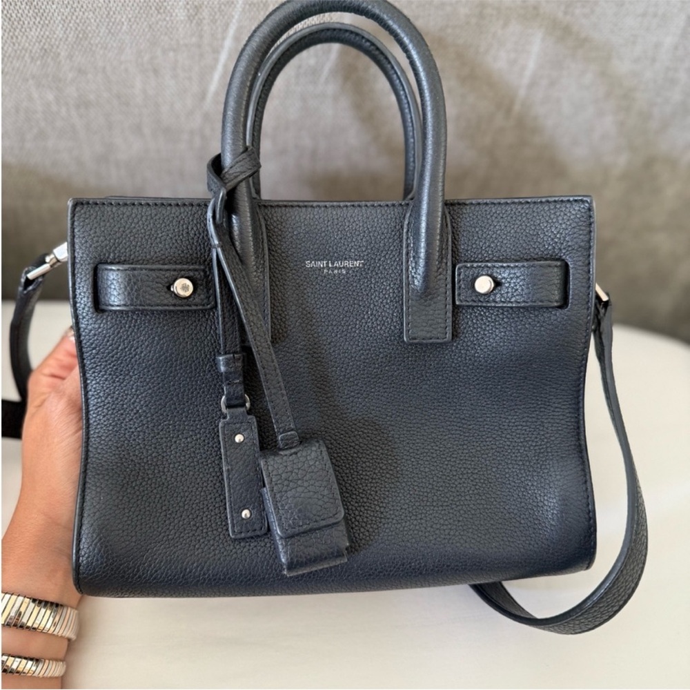 Saint Laurent Black Satchel Bag